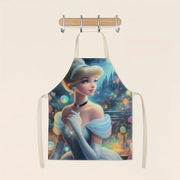 Waterproof Apron with Elsa Cartoon Design for Kitchen, Restaurant, and Home Use