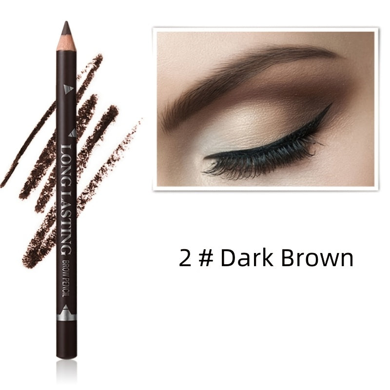 Waterproof Eyebrow Pencil for All Skin Types Long-Lasting Smudge-Proof