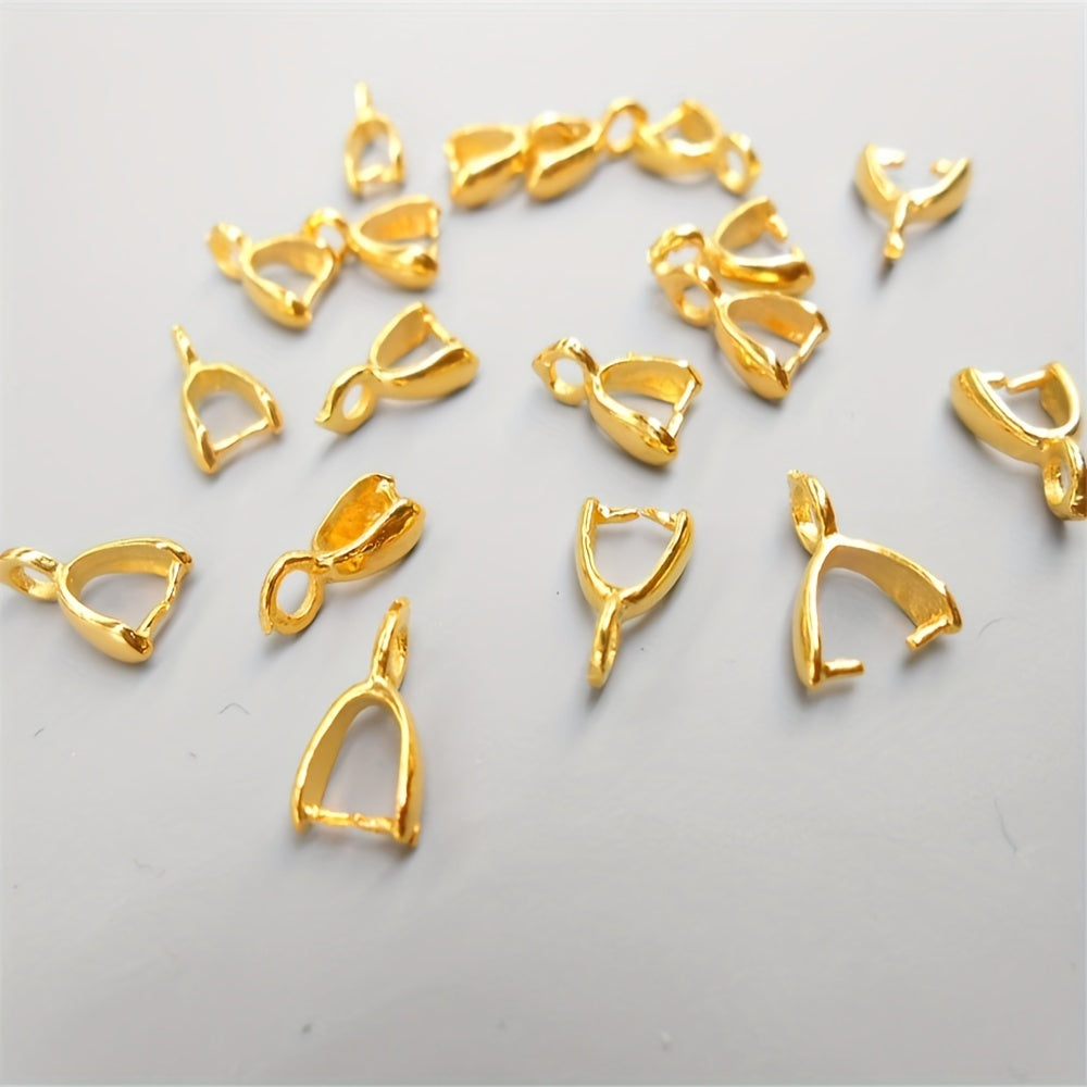 Set of 50/100 Melon Seed Design Buckle Charms Jewelry Findings for Beading and Accessories