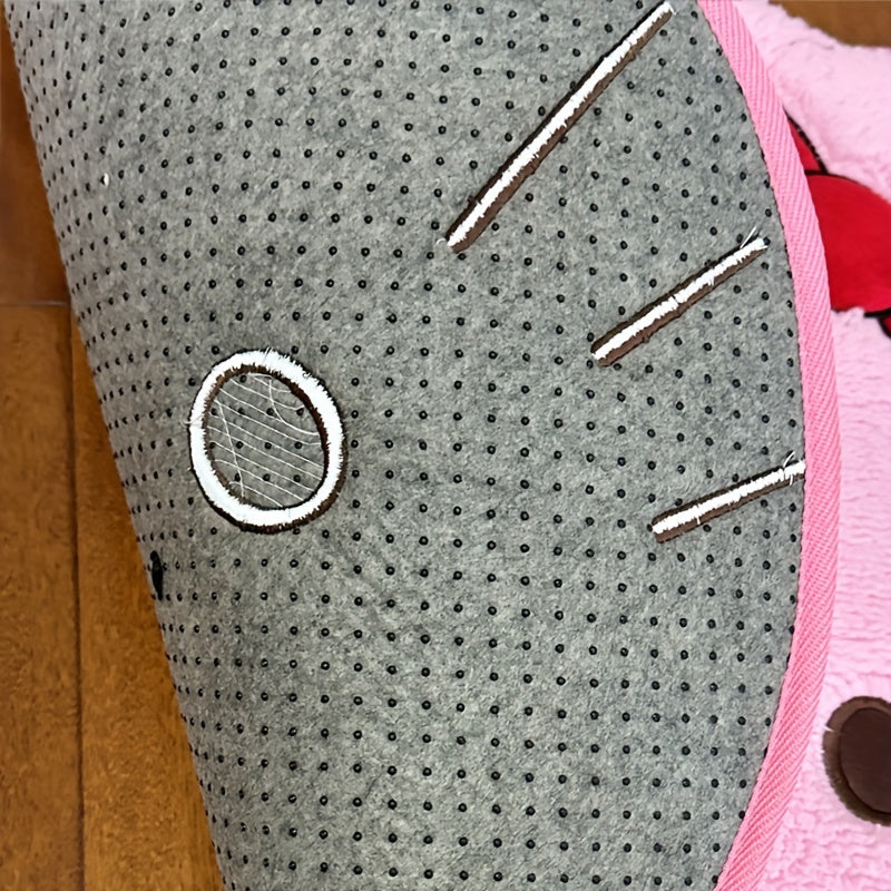 Non-Slip Hello Kitty Plush Door Mat Absorbent Carpet for Home Bedroom Decor