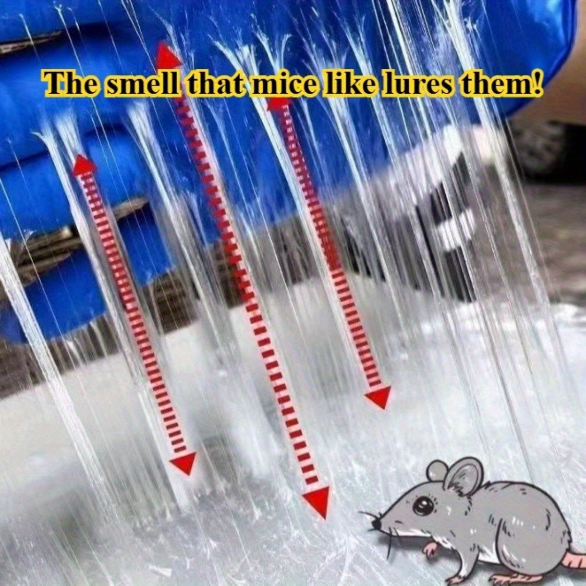 2 piezas de trampas para ratones transparentes, placa adhesiva, repelente de roedores para uso doméstico, material PP