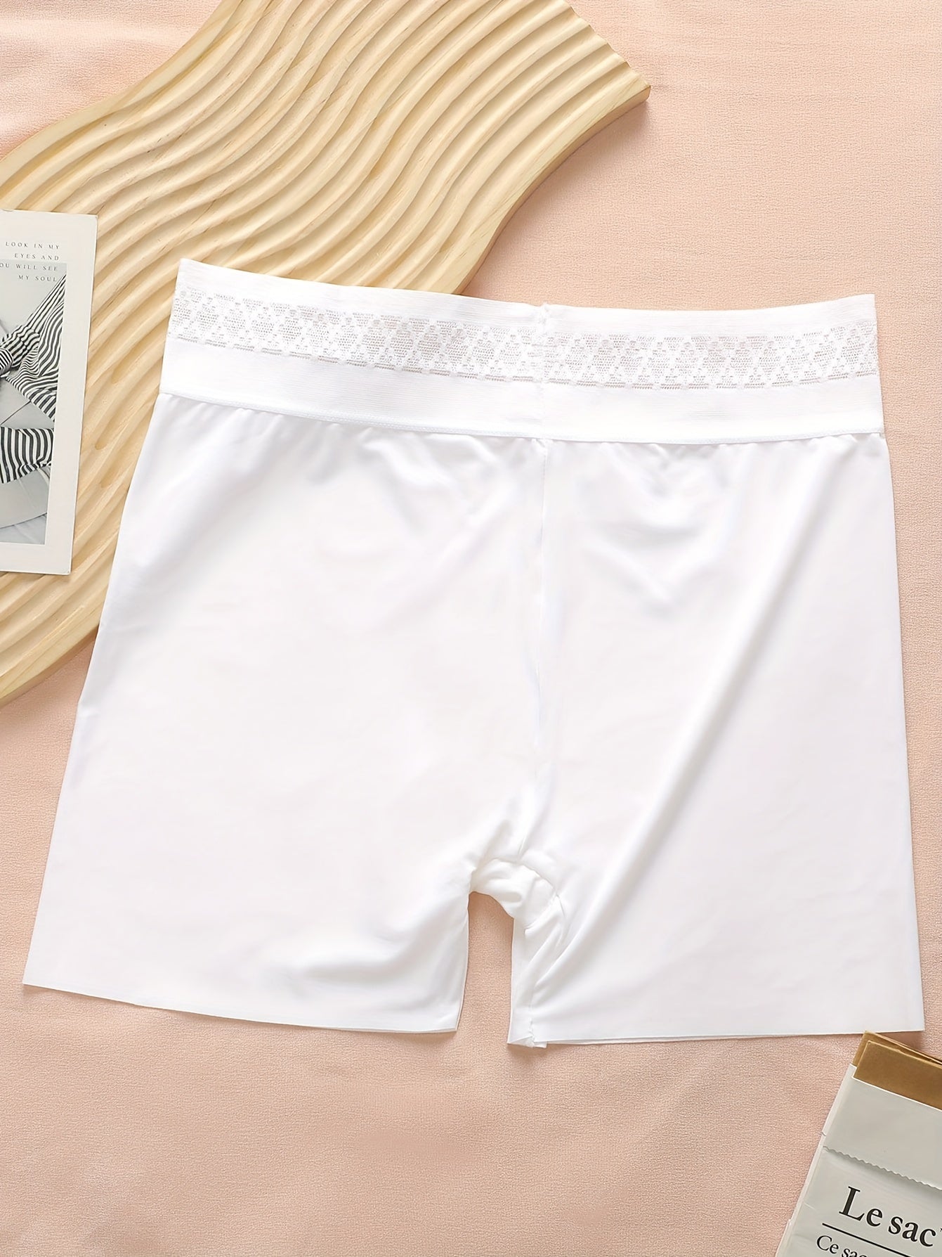 Women's Lace Boyshort Panty Seamless Underwear for Women