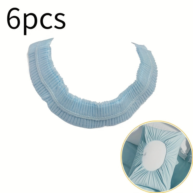 Set of 6 Ultra-Soft Disposable Pillowcases for Travel Hotels and Trains