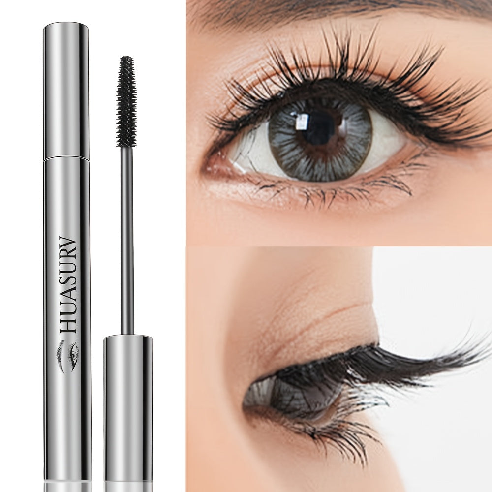 Women Mascara Natural Thick Curl Apricot Tree Hair Fiber Makeup Tool