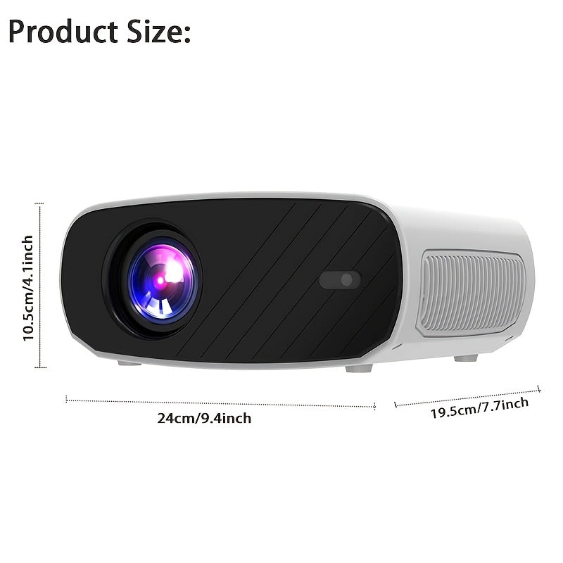 Portable Android Home Theater Projector Full HD WiFi 4K Compatible