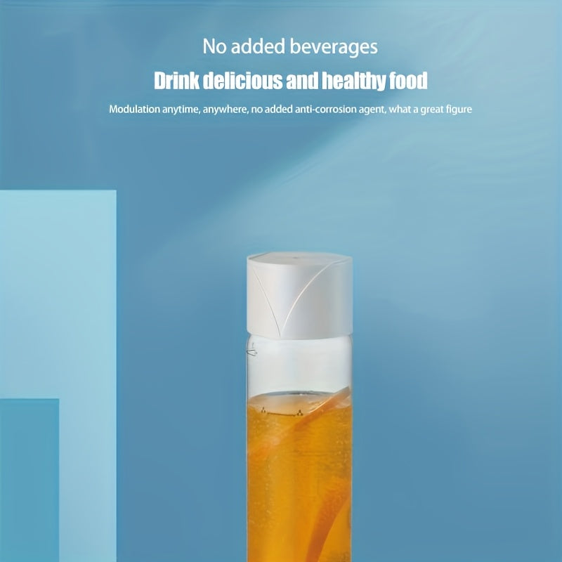 Botella de agua con burbujas portátil para agua con gas, baja en calorías, sin aditivos