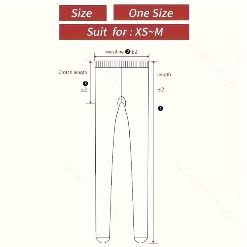 Women's Opaque Elastic High-Waisted Leggings for Spring and Autumn