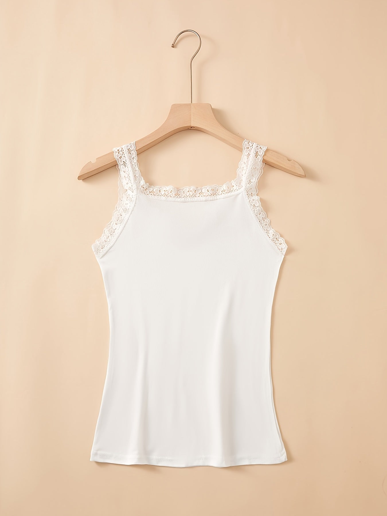 Pack de 3 camisetas sin mangas con encaje para mujer, casuales para todas las estaciones, negro, gris, blanco