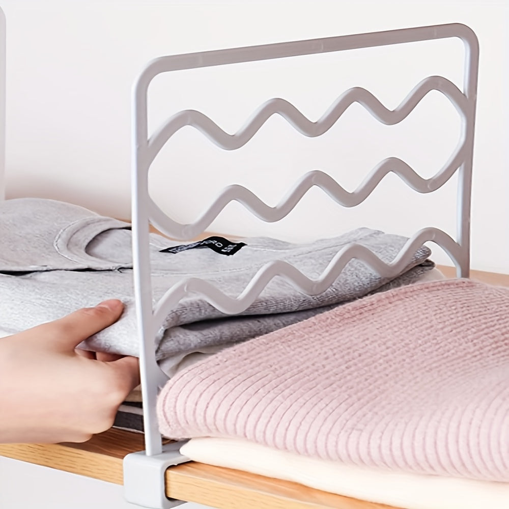 Wardrobe Organizer with Shelves Cabinets and Divider for Clothes Storage