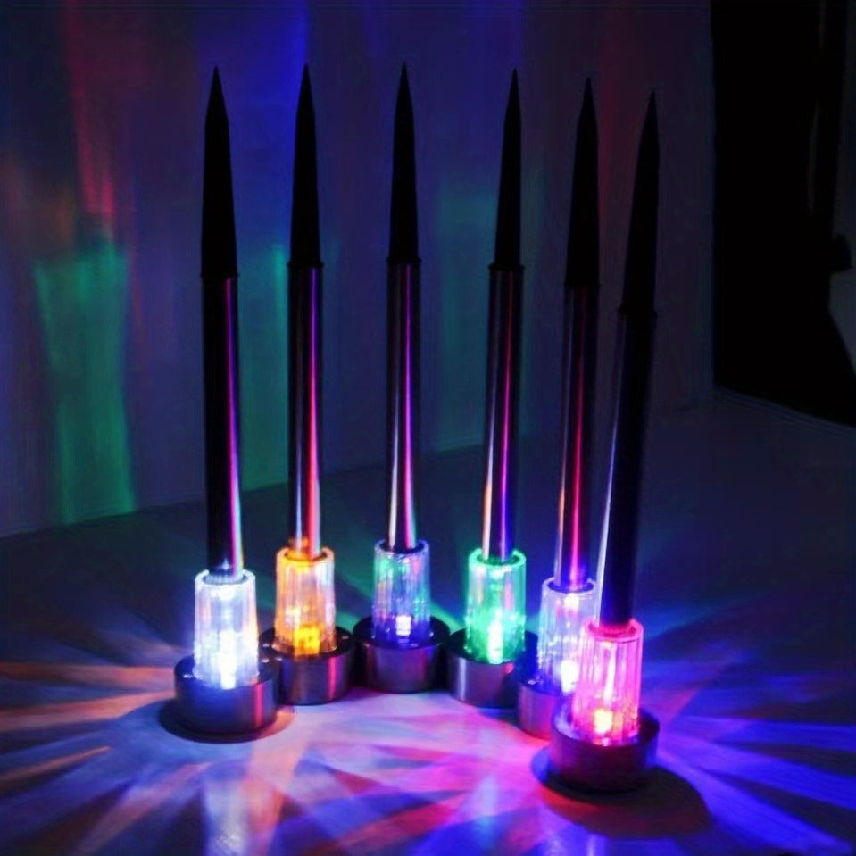 Juego de 12 luces solares de jardín para exteriores en estaca para suelo, iluminación de paisaje y caminos