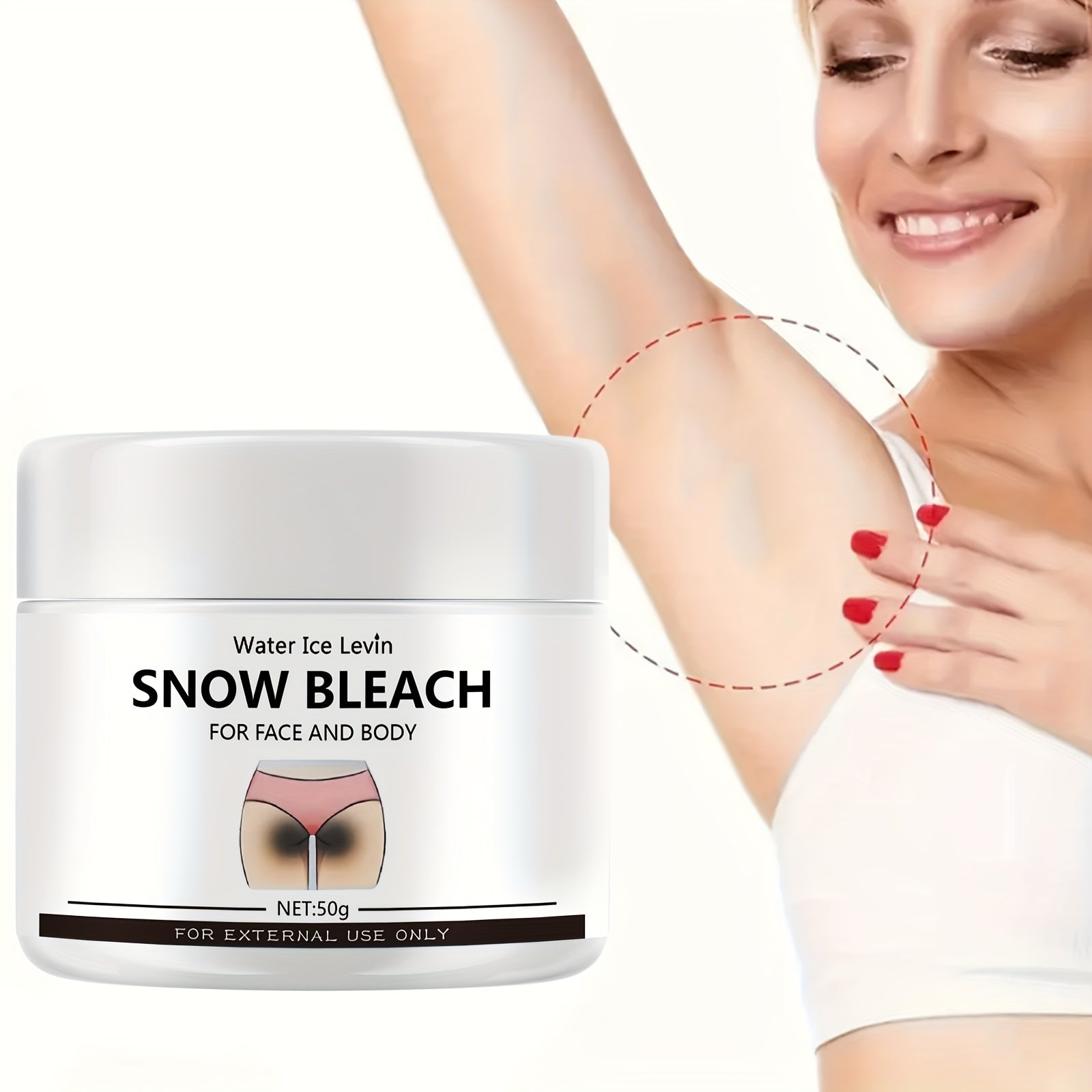 Hidratante regenerador de 50g para axilas, articulaciones, codos y rodillas con vitamina C y extractos naturales