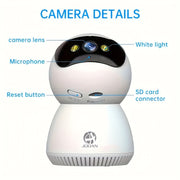 1080P HD WiFi Surveillance Camera with Two-Way Audio Motion Detection and Auto Tracking