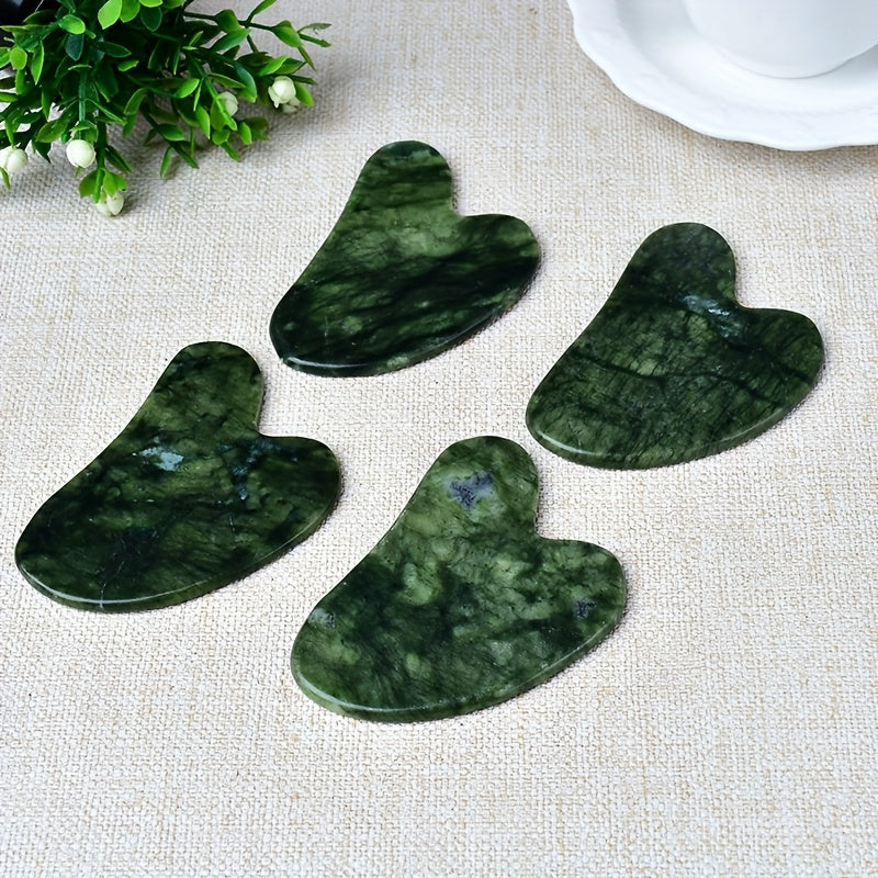 Tabiiy tosh qirqish taxtasi - yuz va tana parvarishi uchun massaj asbobi, 1 dona, 3 dona yoki 5 dona mavjud, qo'lda tayyorlangan va bayram sovg'asi uchun mukammal.