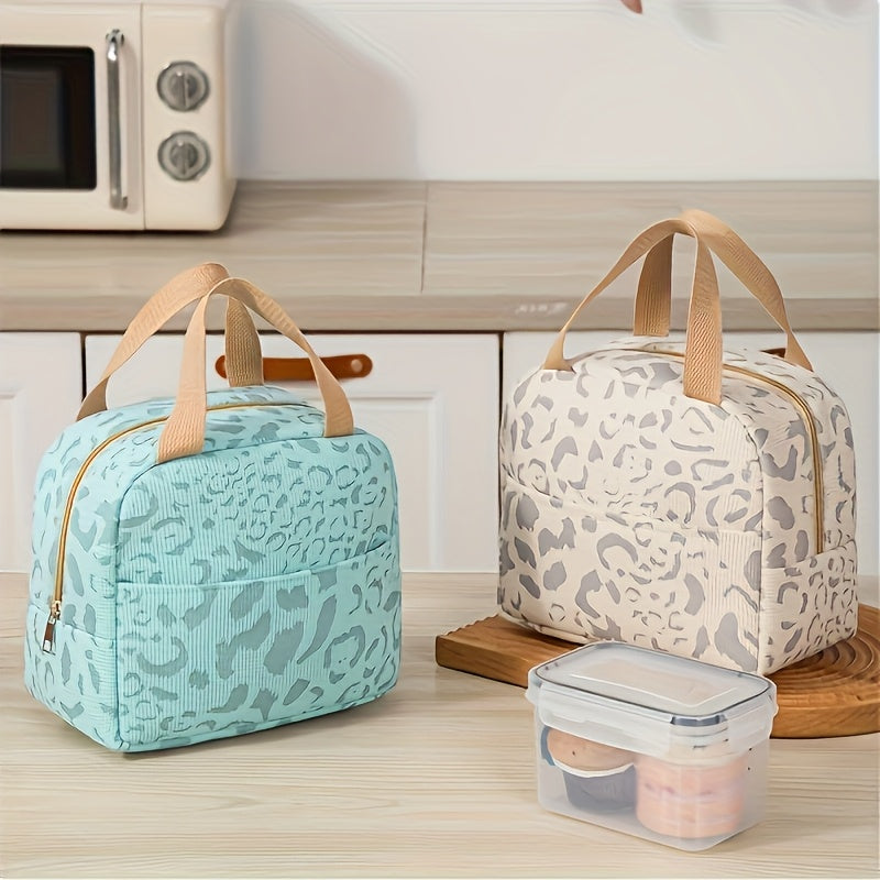 Insulated Lunch Tote Square Shape Assorted Colors for Work School Picnics