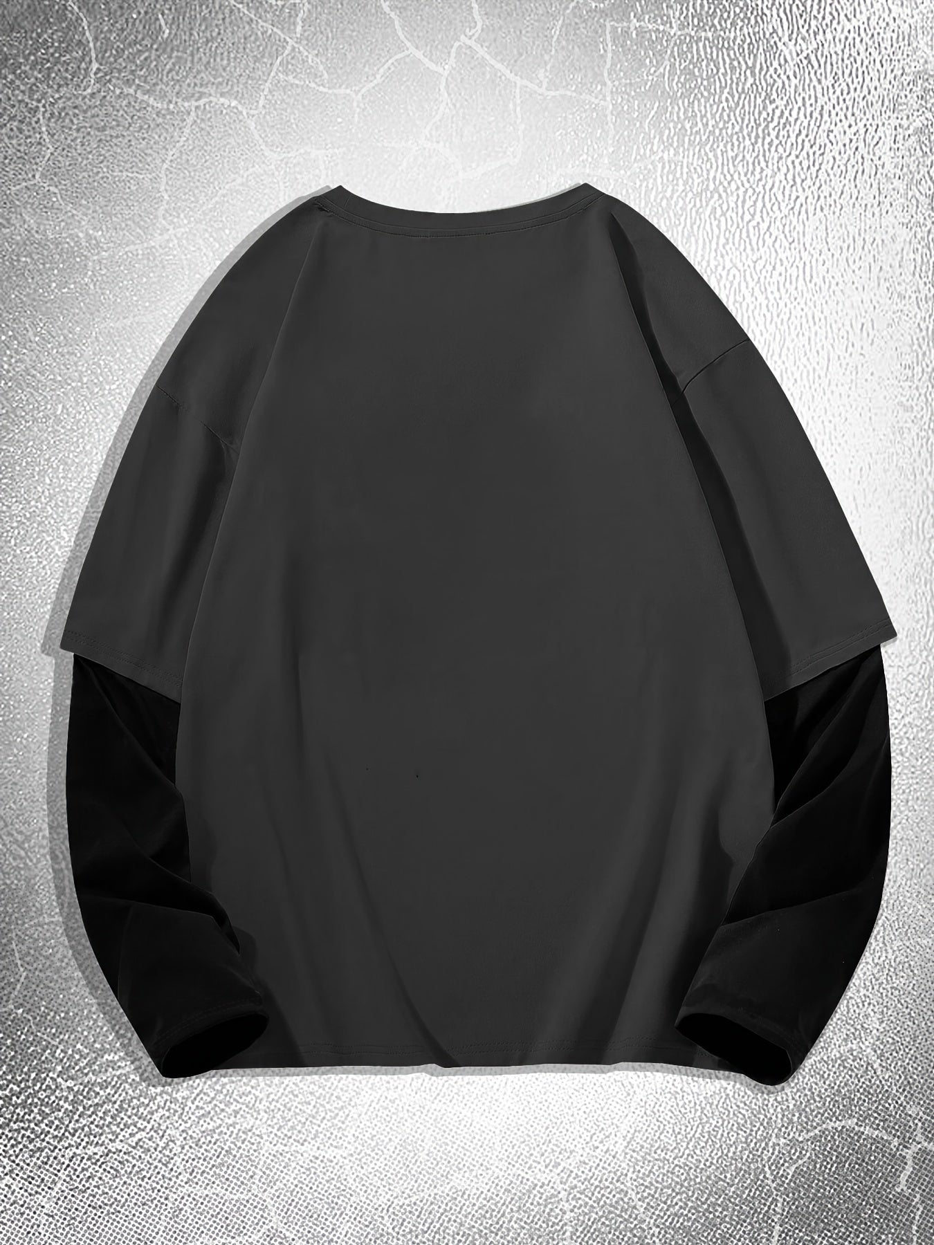 Erkaklar uchun ikkita qismdan iborat uzun qo'lqopli krujka ko'ylak, qarama-qarshi ranglarda, ochiq havoda kiyish uchun ideal.