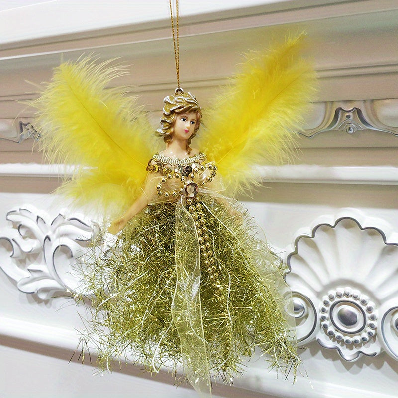 Christmas Angel Plush Ornament for Kids Tree Decoration Gift