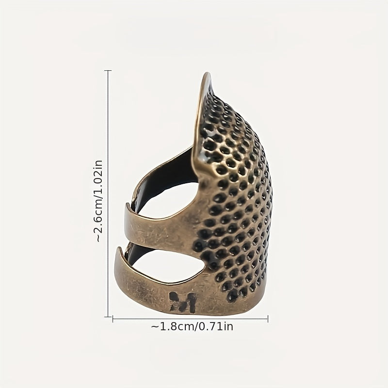 4 шт. Винтажные наперстки для защиты пальцев, швейные принадлежности