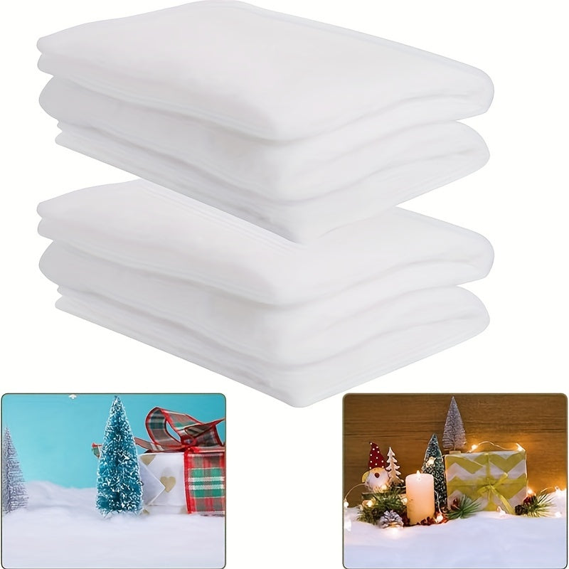 Christmas Snow Blanket Cozy Knit 89cm x 240cm Holiday Decor and Warmth