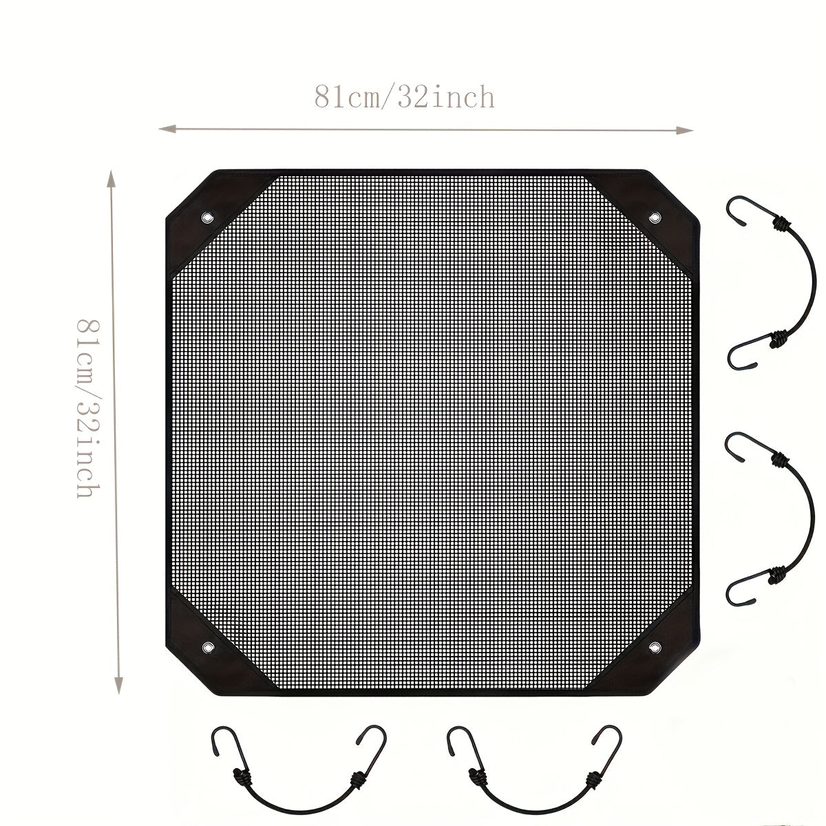 Resin Mesh Outdoor Air Conditioner Cover for AC Unit Protection, Weatherproof, Durable