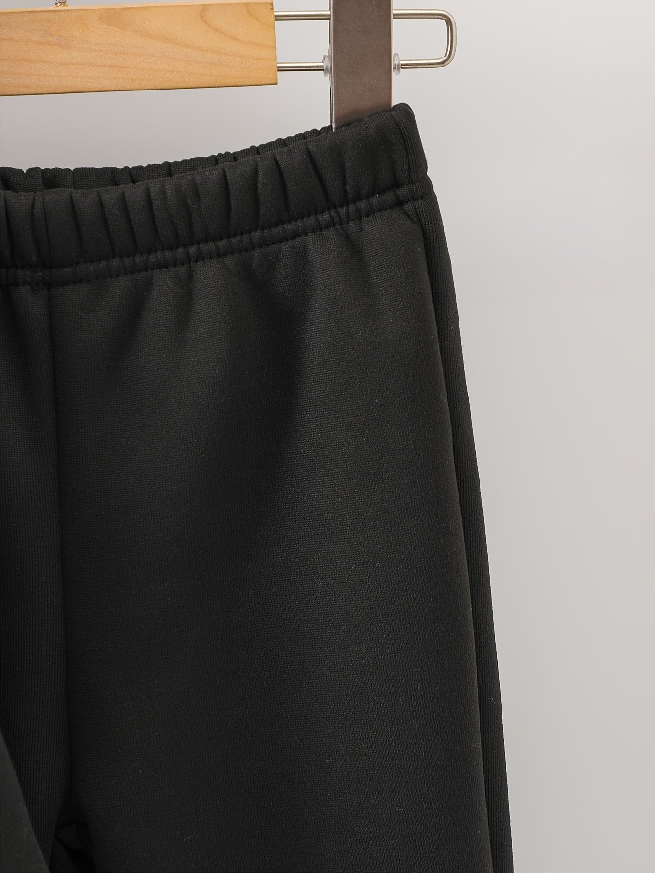 Girls' Fleece-Lined Autumn Winter Hoodies and Sports Pants with Printed Patterns