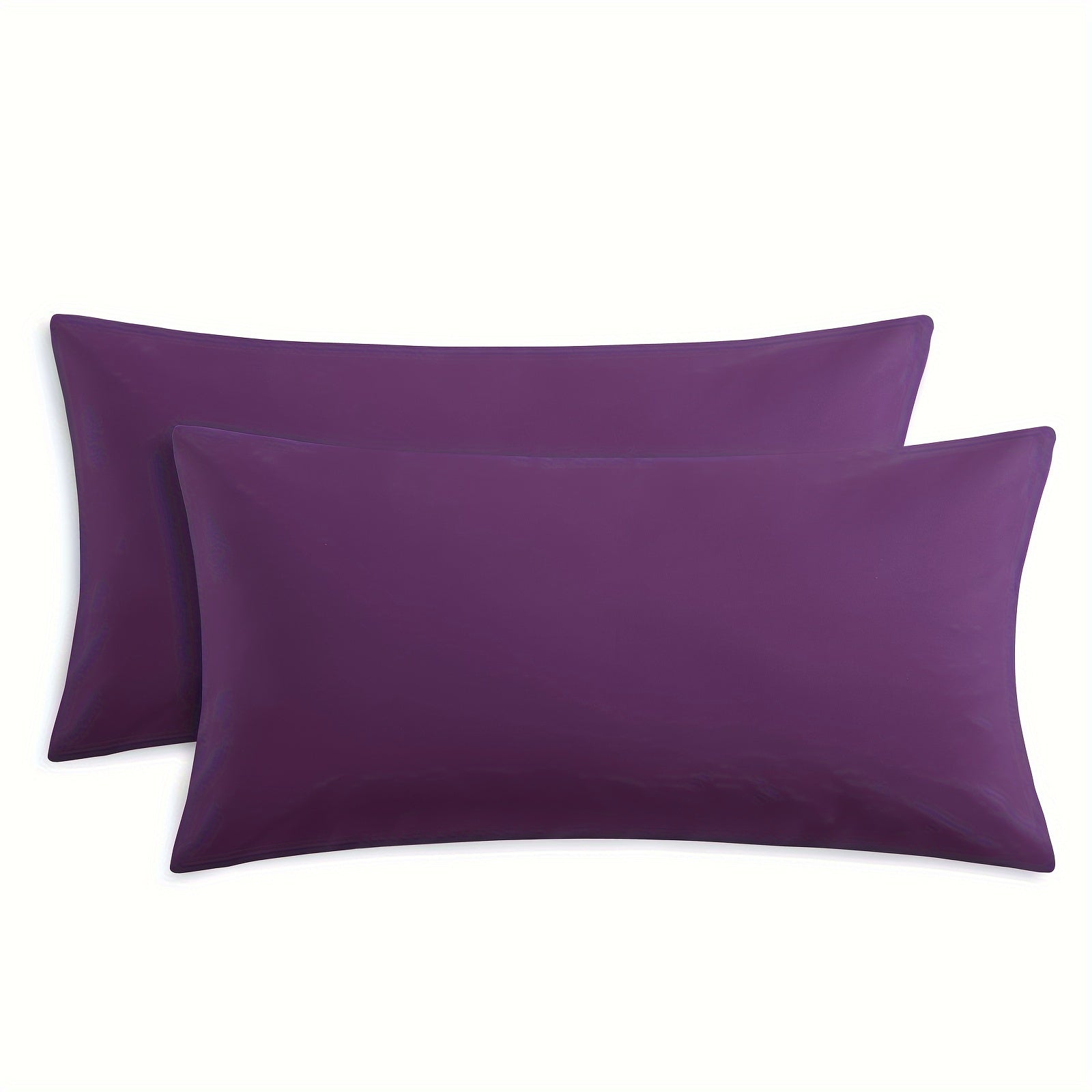 Two Pack Brushed Cloth Pillowcases 90gsm Soft Durable Bedding Set