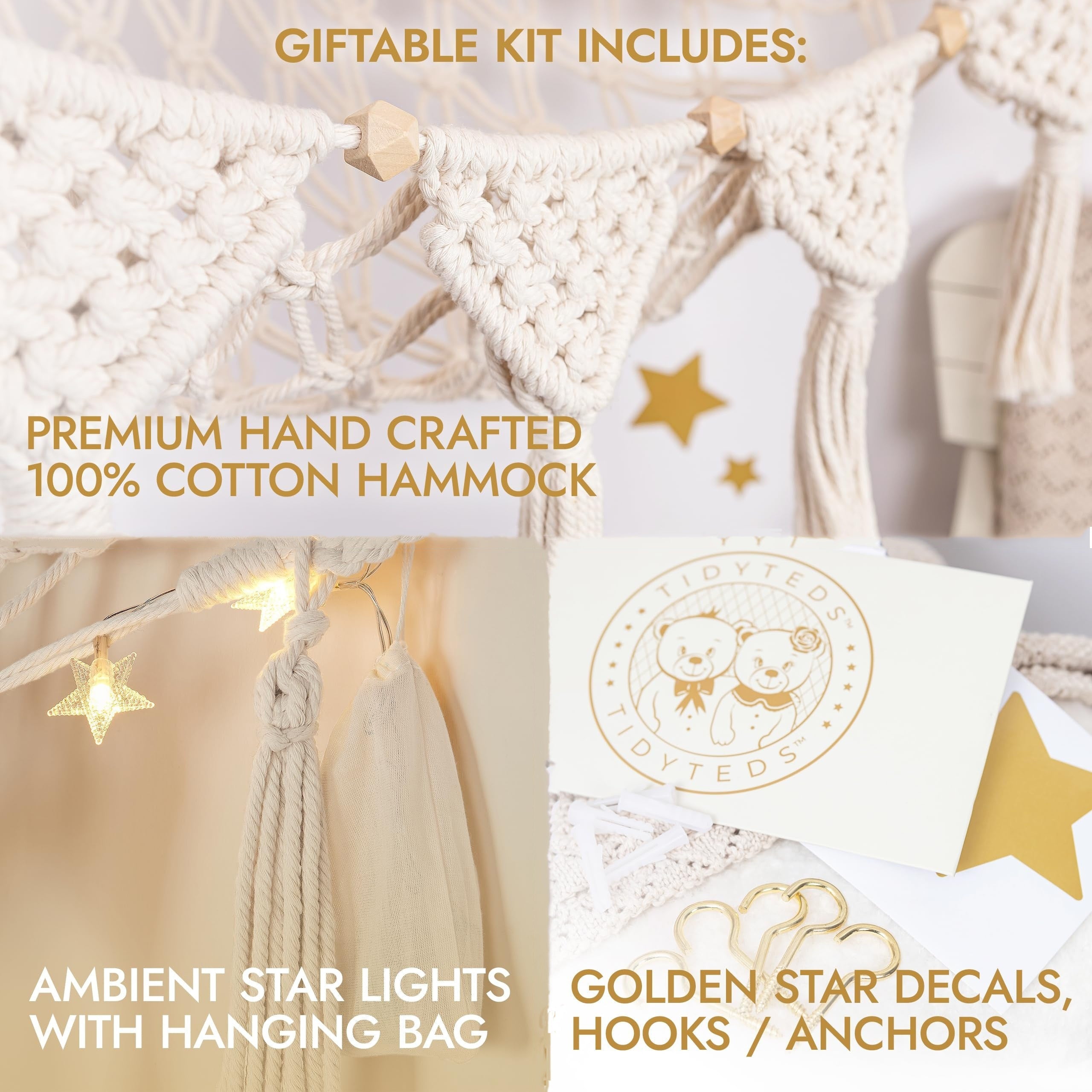 Большая сетка для хранения мягких игрушек: макраме органайзер для плюшевых животных или гамак - идеальное украшение комнаты или праздничный подарок