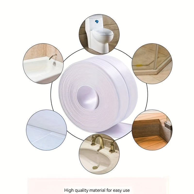 Waterproof Mold-Resistant Self-Adhesive Sealing Tape for Kitchen Bathroom Sinks Floors