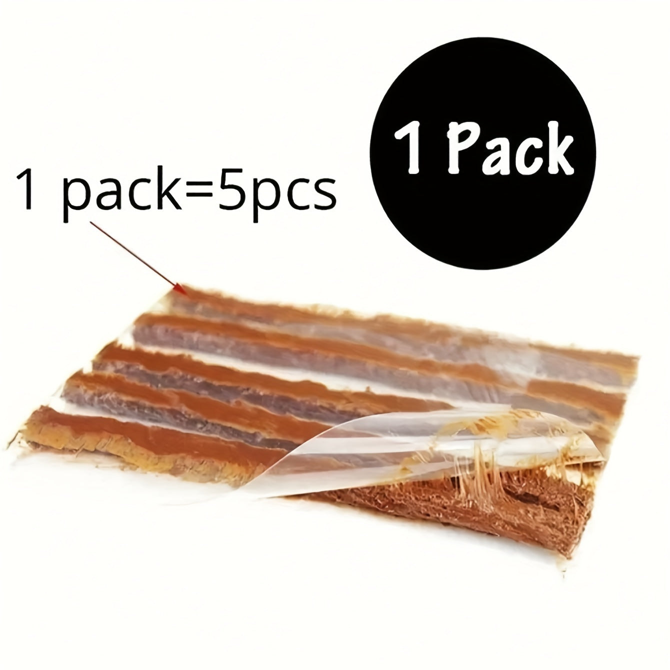 20-Pack Tire Repair Strips Rubber Car Motorcycle Puncture Repair Kit