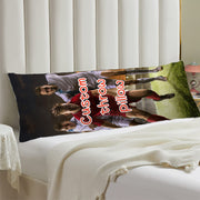 Personalized Long Body Pillow 50.8x137.2 cm with Custom Plush Throw Cover Double-Sided Printing for Anime Family Photos