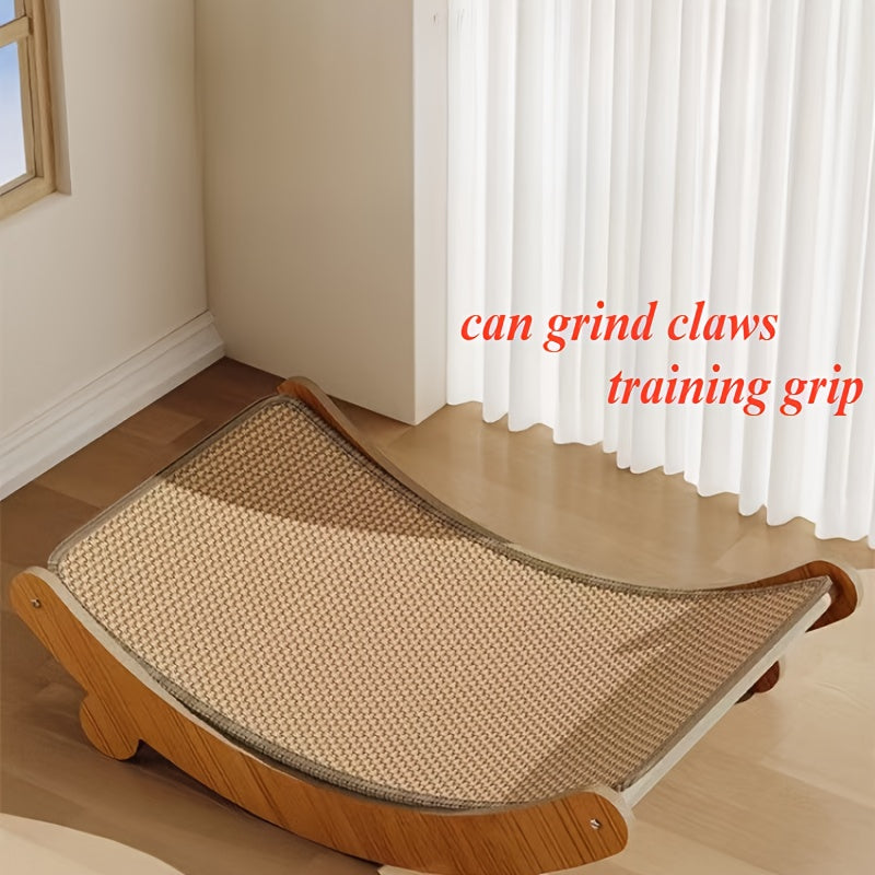 Sisal Cat Scratcher and Recliner Nest for All Seasons No Mess