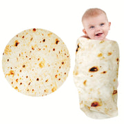 Baby Flannel Blanket 285 GSM Soft Tortilla Baby Shower Gift for Halloween Christmas