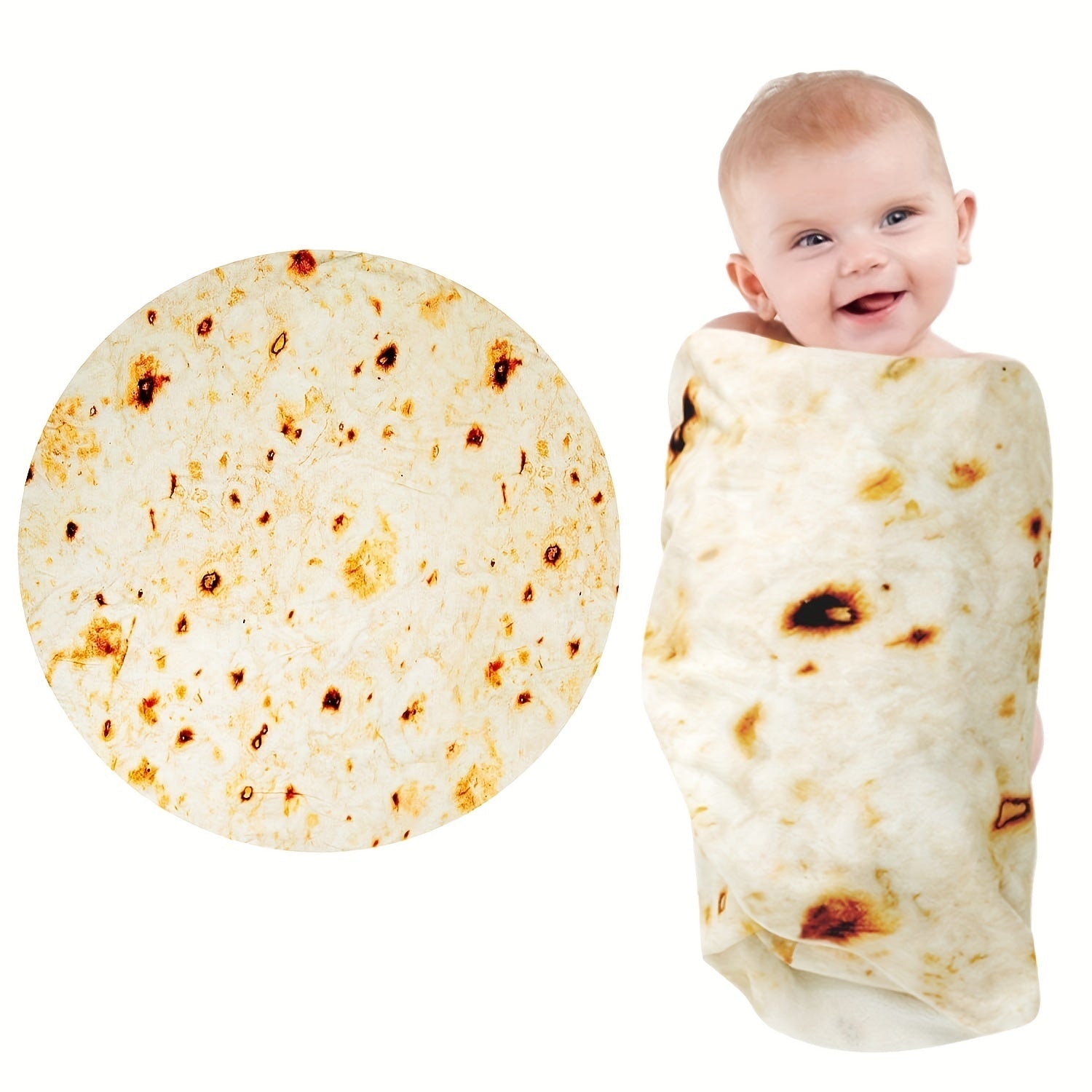 Baby Flannel Blanket 285 GSM Soft Tortilla Baby Shower Gift for Halloween Christmas