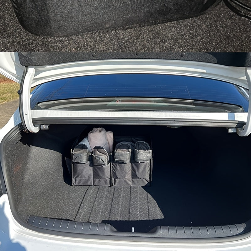 Car Trunk Organizer Oxford Cloth Large Capacity Foldable Storage Box