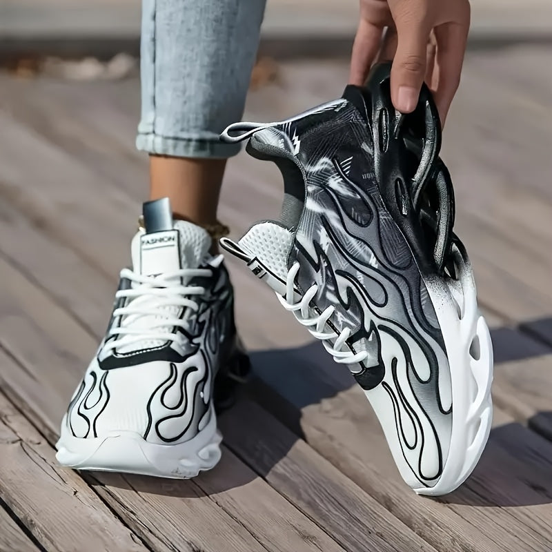 Women's All-Season Lightweight EVA Running Shoes Blue Pink Gradient