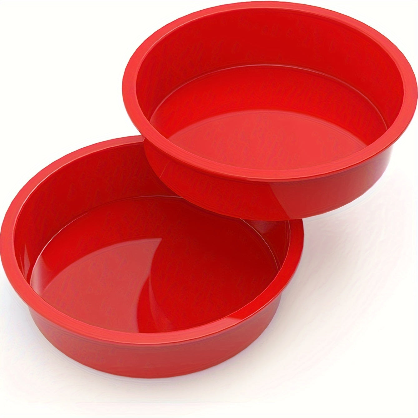 Two-Piece Silicone Round Cake Pans 20.32cm Nonstick Baking Set