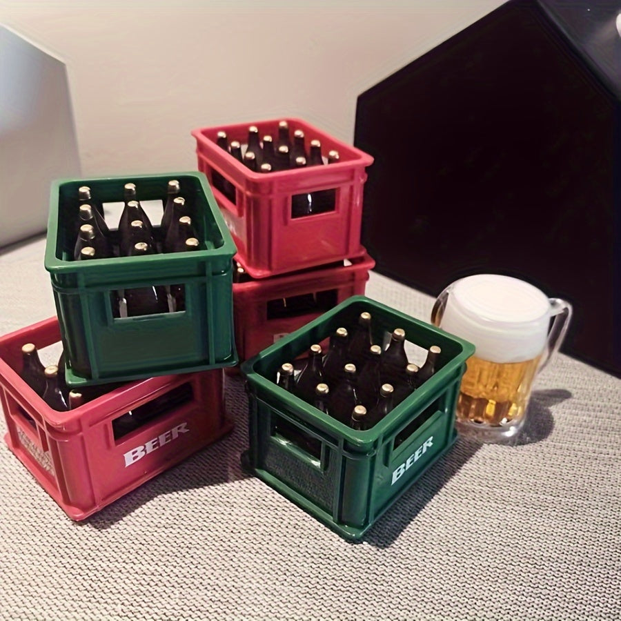 Magnetic Beer Opener 3D Bottle Cap Remover Plastic Fridge Magnet for Holidays