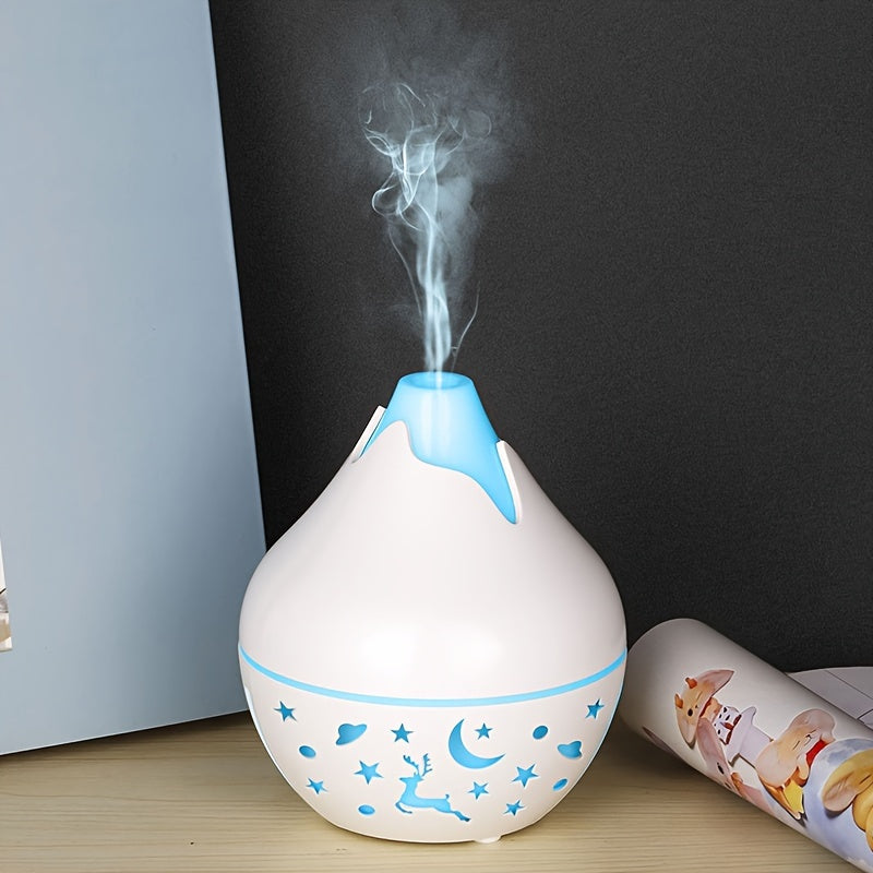 Portable USB Humidifier and Aromatherapy Diffuser for Bedrooms and Offices Cool Mist Plastic