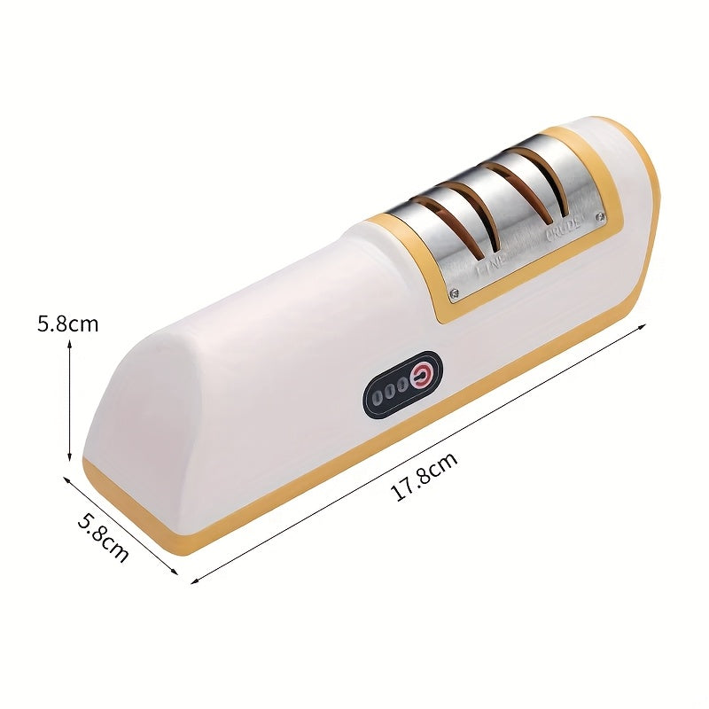 Electric Knife Sharpener for Professional and Home Use Rechargeable USB