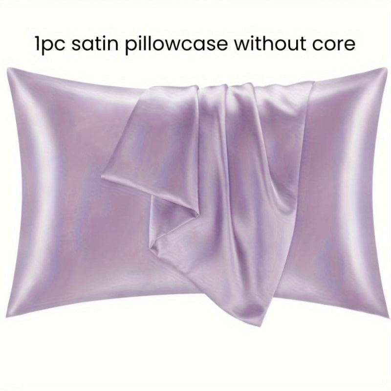 Satin Pillowcases Set of 1 or 2 Comfortable Sleep Bedding