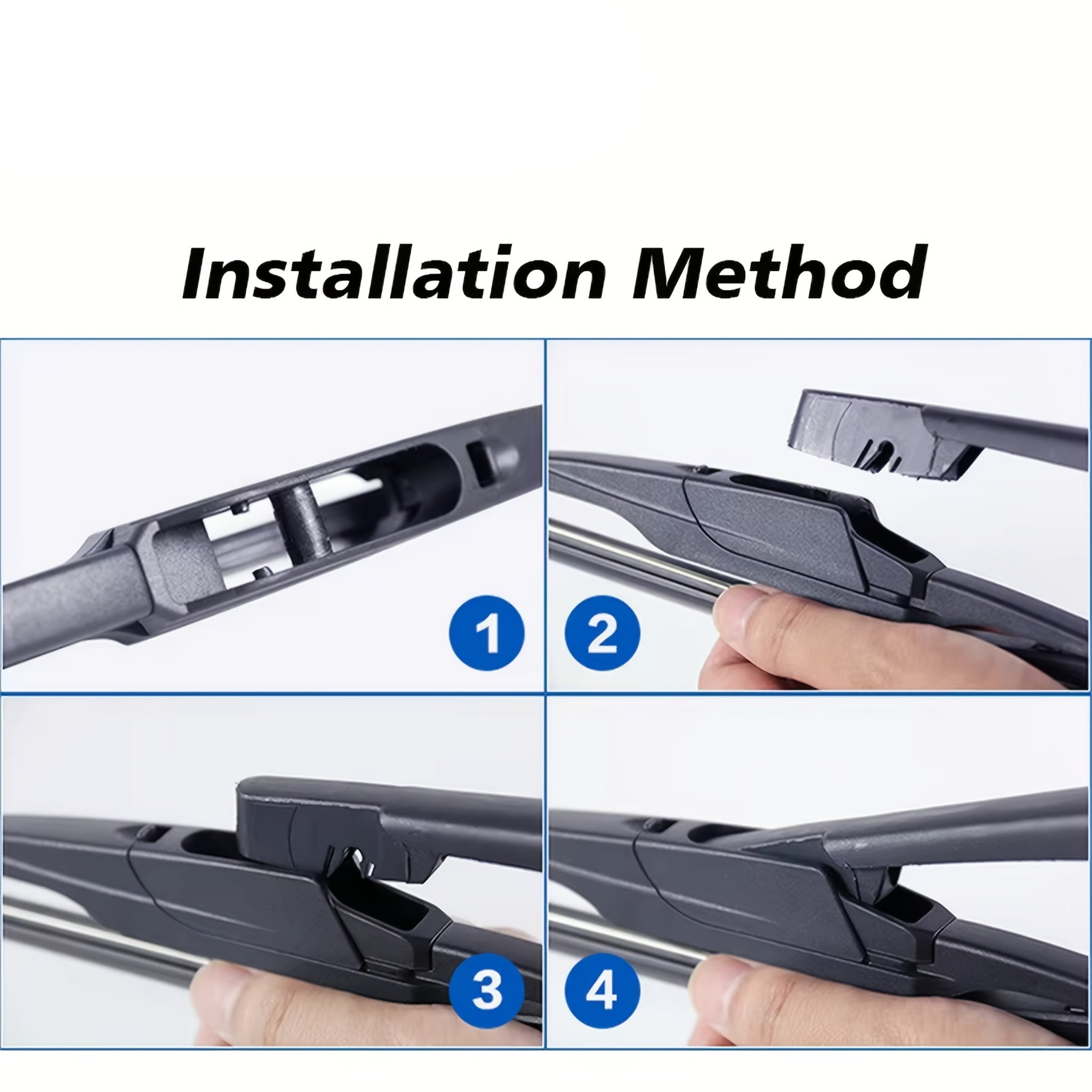 Car Rear Windshield Soft Rubber Wiper 30.48cm HD Quiet Automotive Accessories