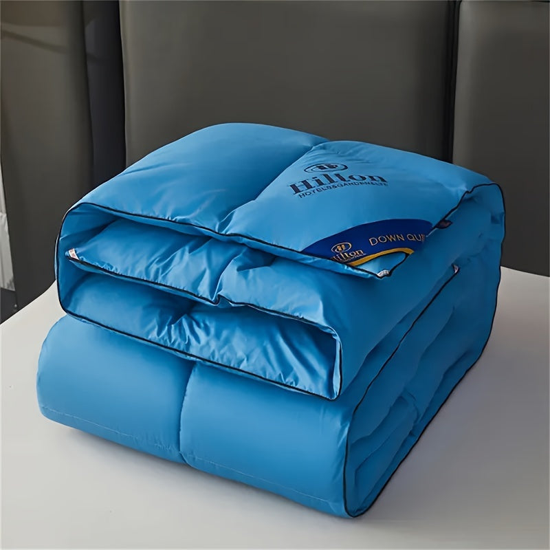 All-Season Ultra-Soft Polyester Comforter for Hotel Bedrooms and Gifts