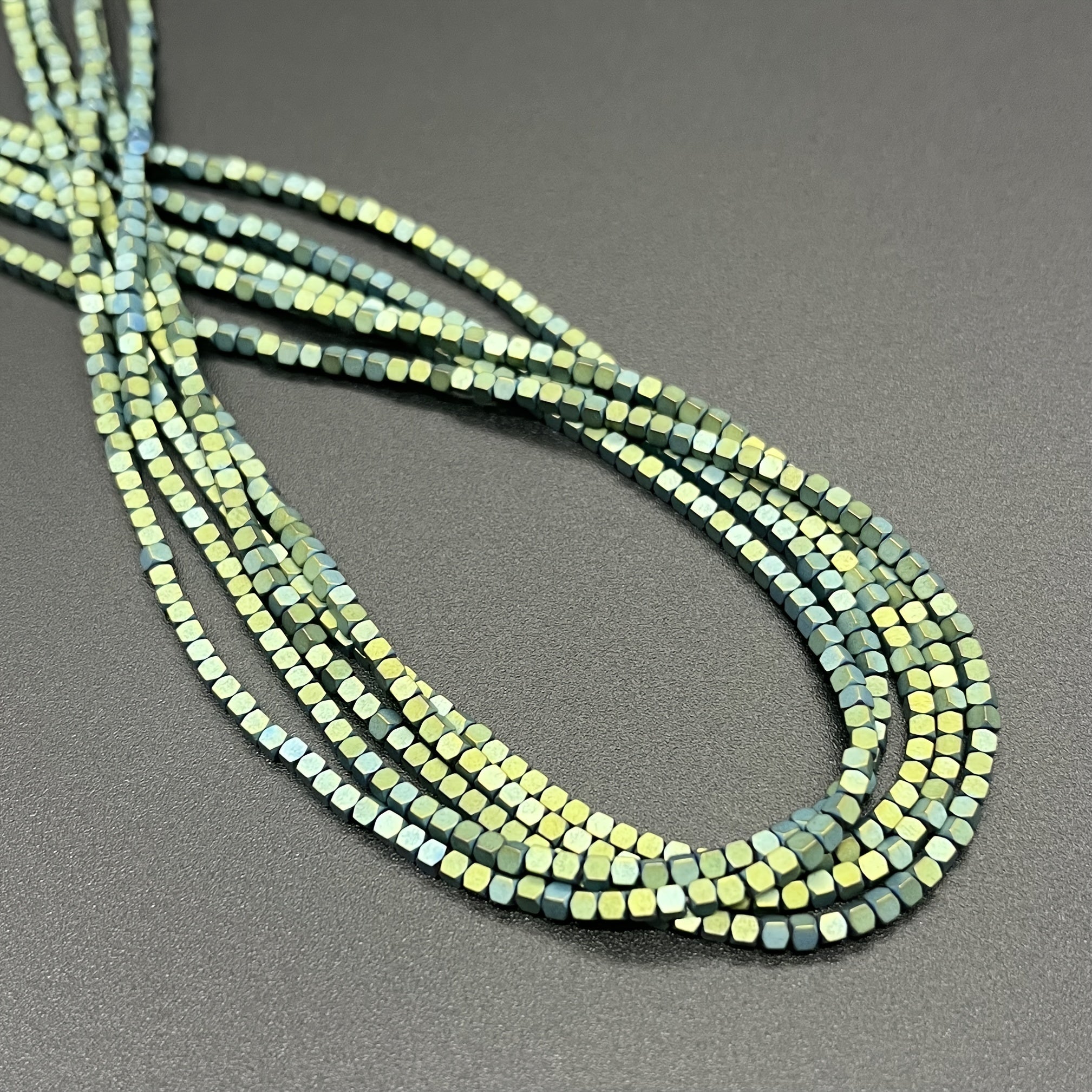 Hematite Small Square Beads 2/3mm Jewelry Making Supplies