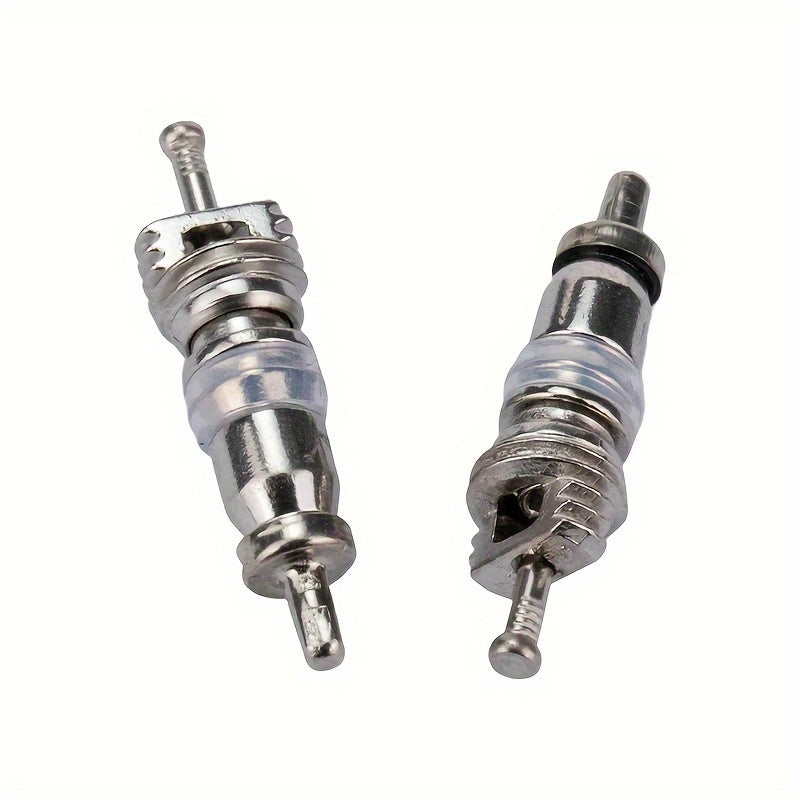 Pack of 100 Schrader Valve Cores for Automotive A/C Bike Tires HVAC