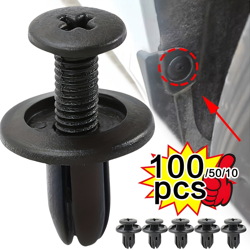 Universal Car Fixing Clip Auto Fender Panel Trunk Fasteners Expansion Screws