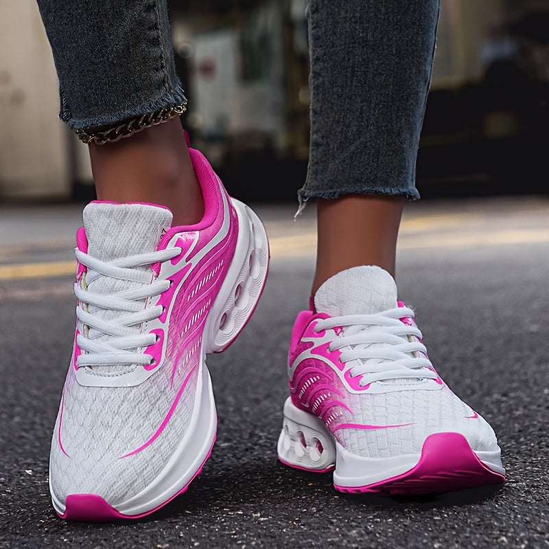 Women’s Air Cushion Sneakers Low-Top Running Shoes Breathable Casual