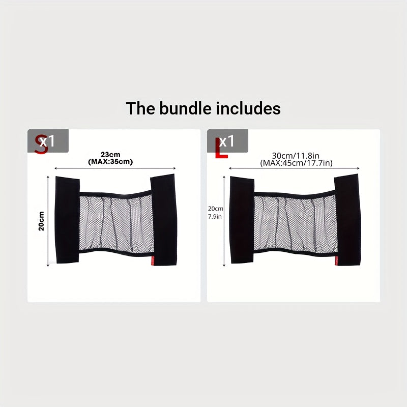 Mustahkam naylon to'radan yasalgan avtomobil yukxonasini tashkil etuvchi, orqa o'rindiq orqasida osiladigan yuk cho'ntagi bilan. Elektr energiyasi talab qilinmaydi. Qora rang. Uy va garajni tartibga solish uchun ajoyib.