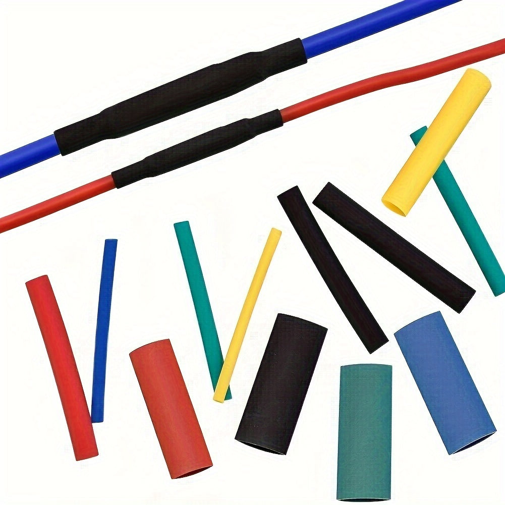 Heat Shrink Tubing Kit with 300W Hot Air Gun for Wire Protection and Crafting