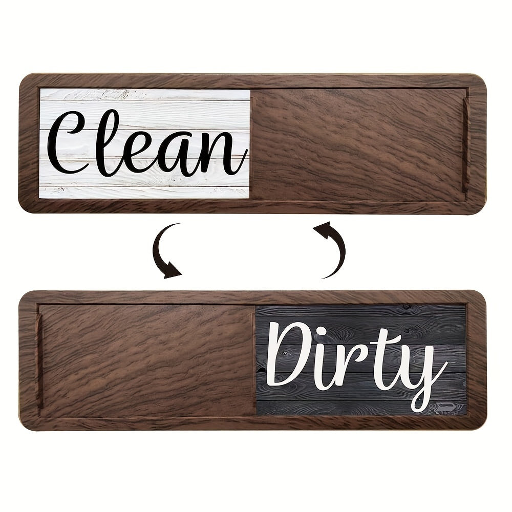 Dishwasher Magnet Indicator Durable Clean Dirty Sign Kitchen Accessory