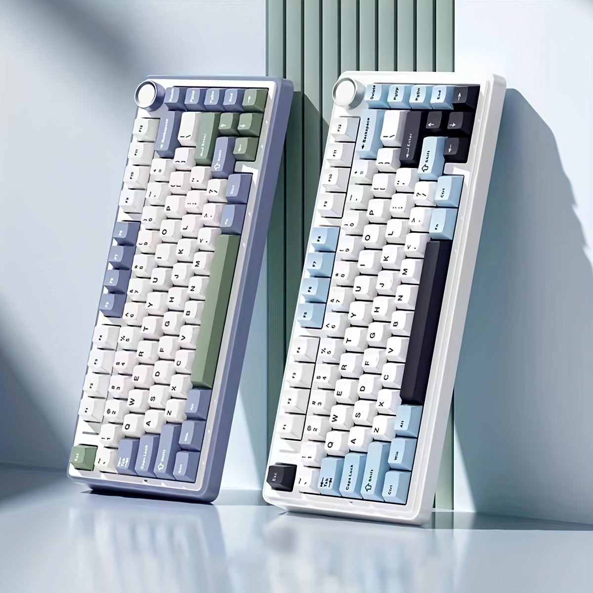 Mechanical Keyboard 75% Layout Wireless RGB Hot-Swappable Gasket Structure