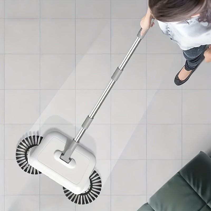 Qattiq pol uchun 3-in-1 Qo'l bilan suriladigan tozalash choʻpqi va changyutgich to'plami